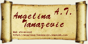 Angelina Tanazević vizit kartica